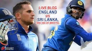 Eng 16/1, 4 overs | Live Cricket Score, England vs Sri Lanka 2016, 3rd ODI at Bristol: Match abandoned due to rain
